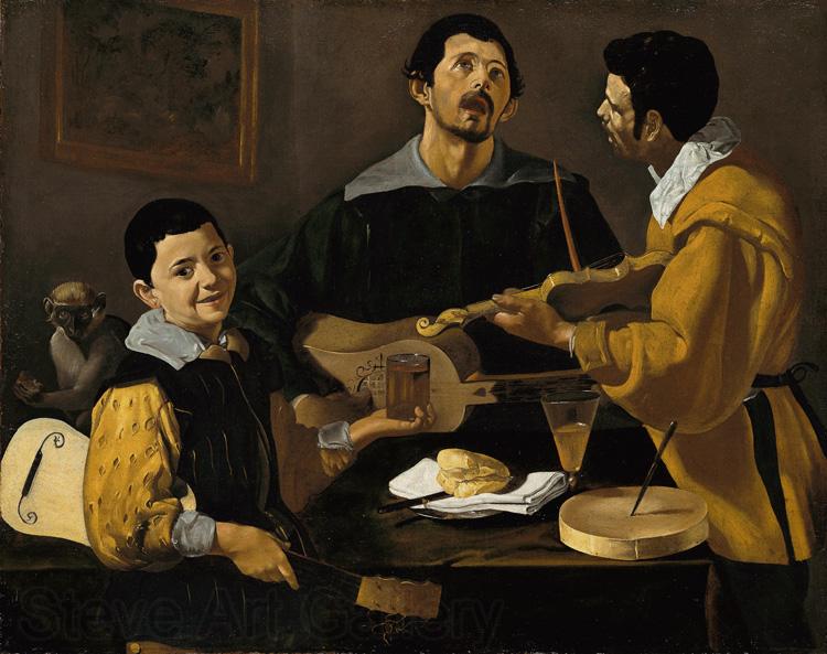 Diego Velazquez Musical Trio (df01) Norge oil painting art